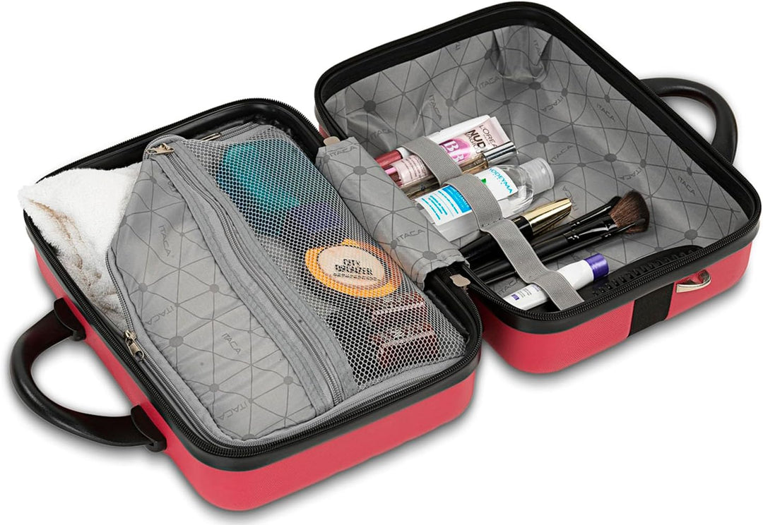 ITACA - Kosmetikkoffer Hartschale Gross, Beautycase Damen, Trolley & Handgepäck Koffer: Beauty Case