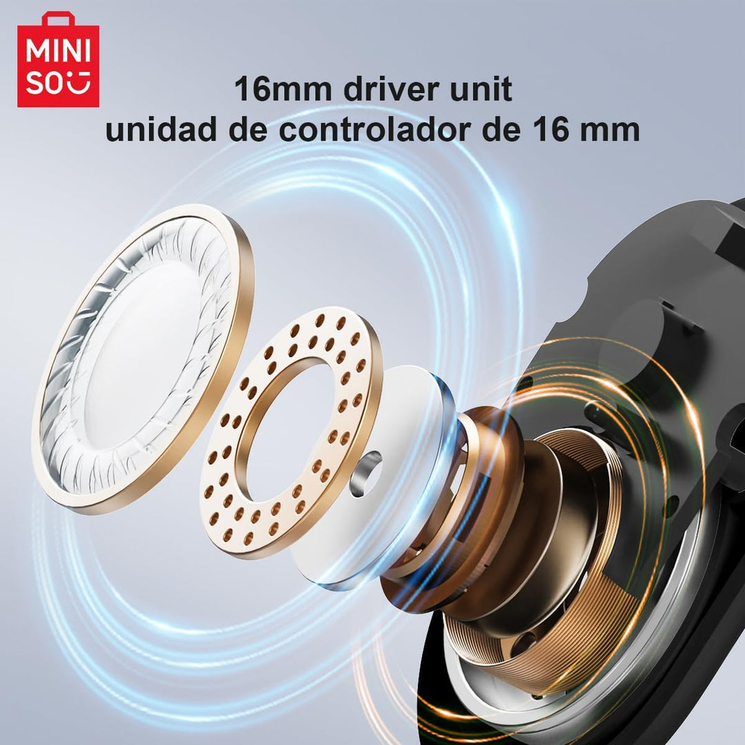 MINISO MS162 AI Kopfhörer Übersetzer 3-in-1 Sprachübersetzer Kopfhörer Übersetzungskopfhörer mit ech