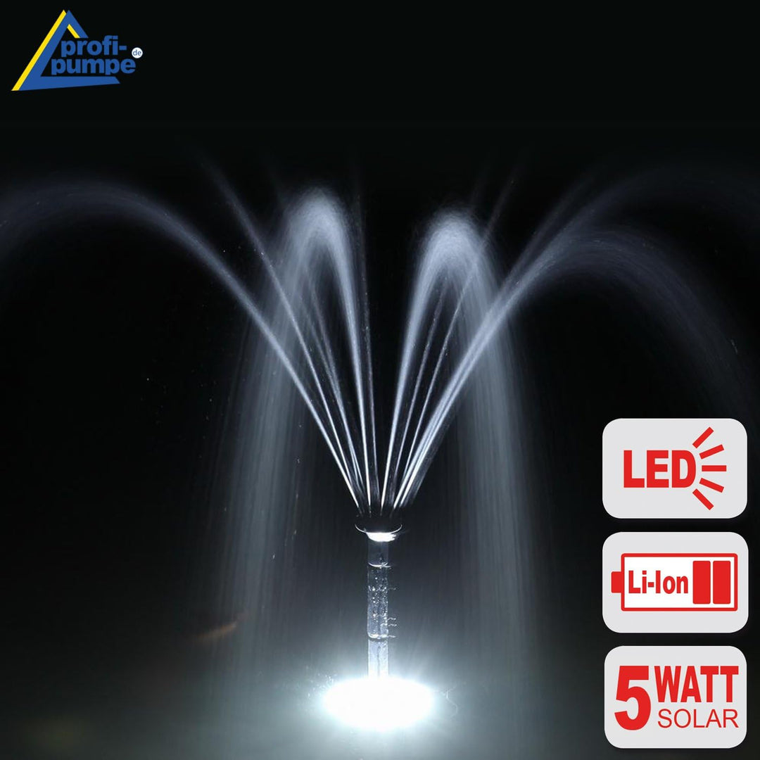 Innovative SOLAR TEICHPUMPE SOLAR SPRINGBRUNNEN SOLAR WASSERSPIEL Solar-Teichpumpen-Set für den GART