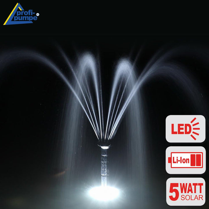 Innovative SOLAR TEICHPUMPE SOLAR SPRINGBRUNNEN SOLAR WASSERSPIEL Solar-Teichpumpen-Set für den GART