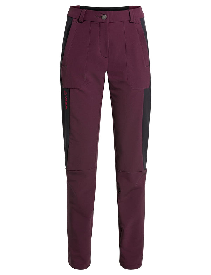 VAUDE Damen Hose Women's Elope Slim Fit Pants 34 Cassis, 34 Cassis