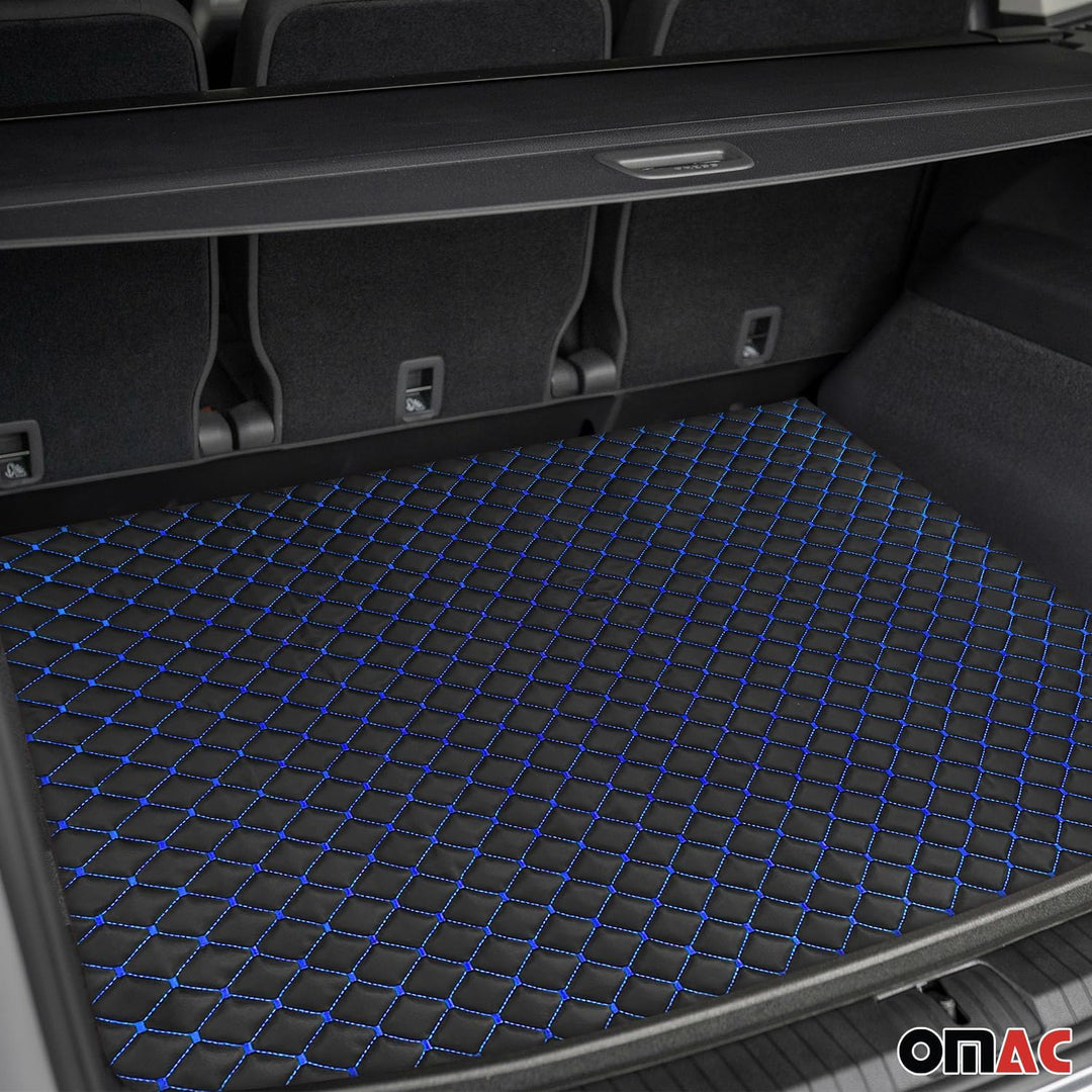 OMAC Geprägte Schwarz Kunstleder Auto Polsterung Leder Patches | Interieur Zubehör mit Diamant-Stich