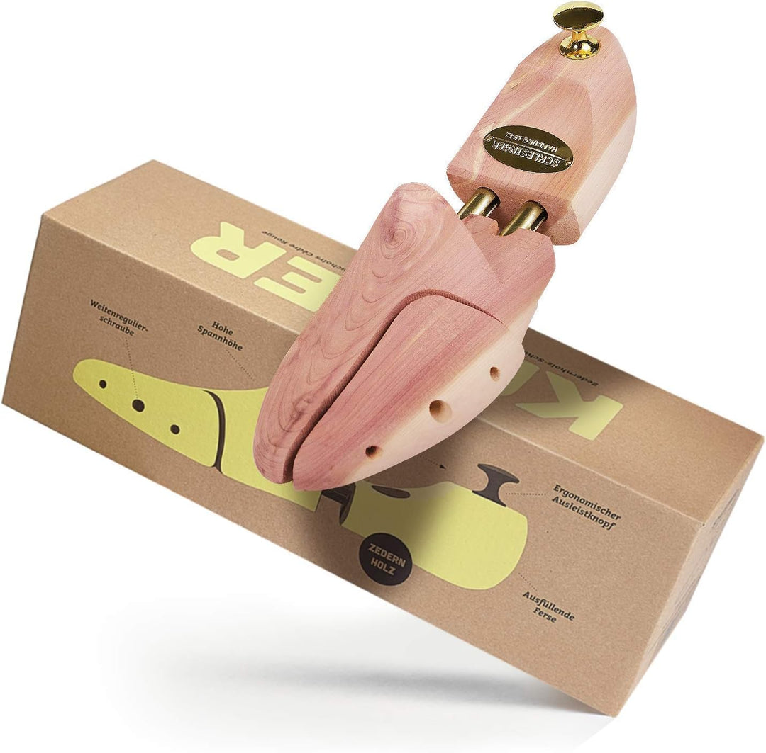 Schlesinger - TESTSIEGER - Premium Herren Schuhspanner aus edlem Zedernholz für eine optimale Schuhp
