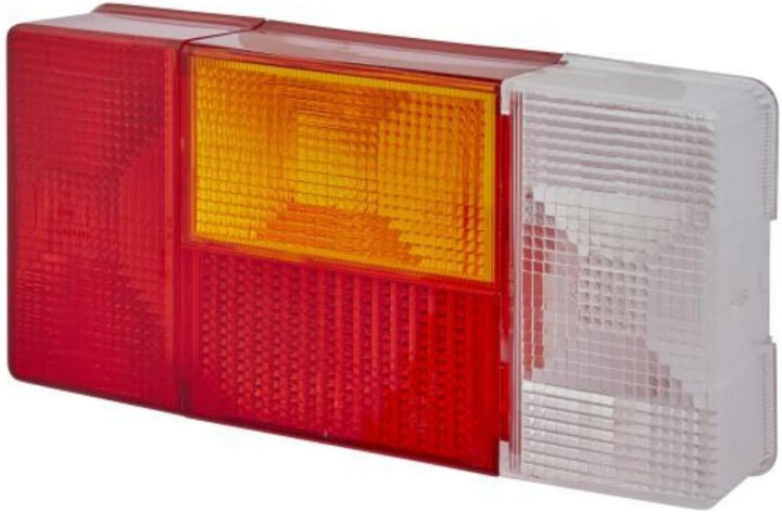 HELLA Rückleuchte - Glühlampe - 24V / 12V - Anbau - ECE/nicht SAE - Lichtscheibenfarbe: mehrfarbig -