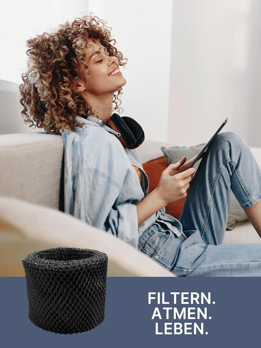 Comedes Ersatzfilter für Philips HU4816 Luftbefeuchter | kompatibel mit FY2402/30 Originalfilter | h