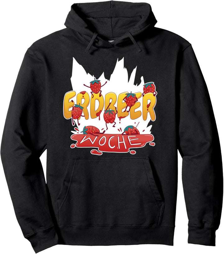 Erdbeere Kostüm Erdbeerwoche Früchte Erdbeere Pullover Hoodie