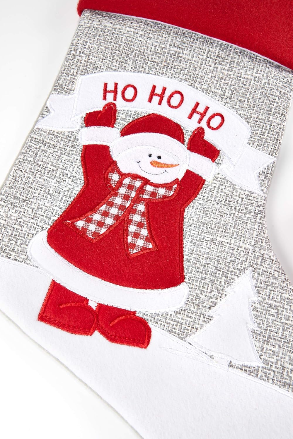 Heitmann Deco Nikolausstiefel-Set 41 cm | Weihnachtsstrumpf zum Befüllen | Nikolaussocke 3er Set mit