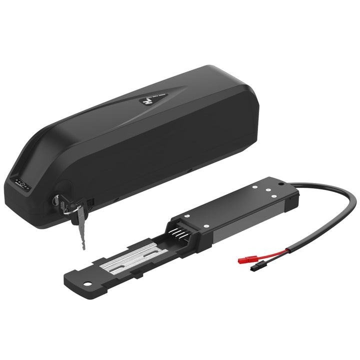 Yasco 48v 13ah Ebike Akku Elektro Fahrrad Batterie Lithium Ionen Fahrrad Batterie mit Ladegerät, eBi