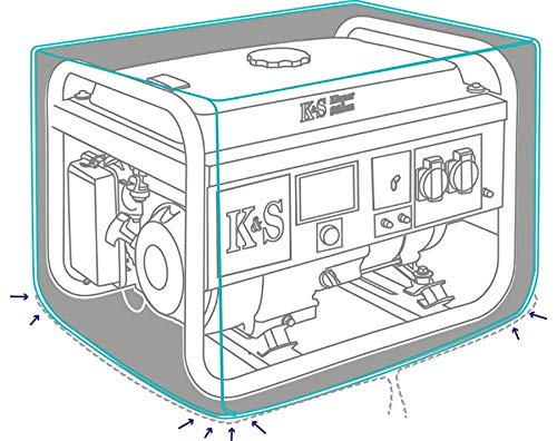Könner & Söhnen KS Cover 10 - Wasserdichte, staubdichte und robuste schützende Polyester Abdeckung z