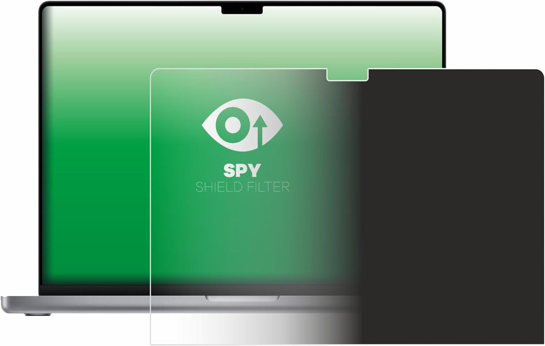 upscreen Blickschutzfilter für Apple MacBook Pro 16" 2023 Privacy Filter Blickschutzfolie Sichtschut