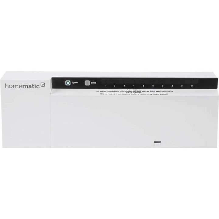 Homematic IP Smart Home Fussbodenheizungscontroller – 10-Fach, 24 V, Digitale Steuerung Fussbodenhei