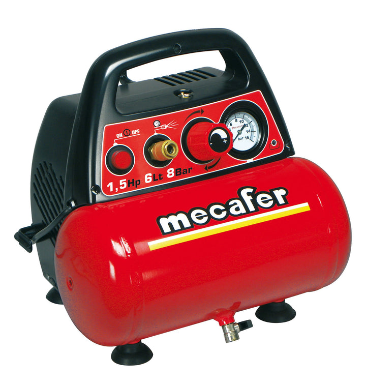 Mecafer 425528 Kompressor 6 L 1,5 HP New Vento Neuer Wind, Neuer Wind