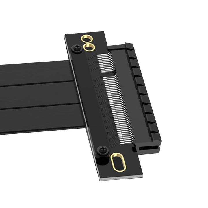 PCIE Extension Cable 3.0 4x to 8x Black Extension Riser Card Cable, Anti-interference EMI Material,