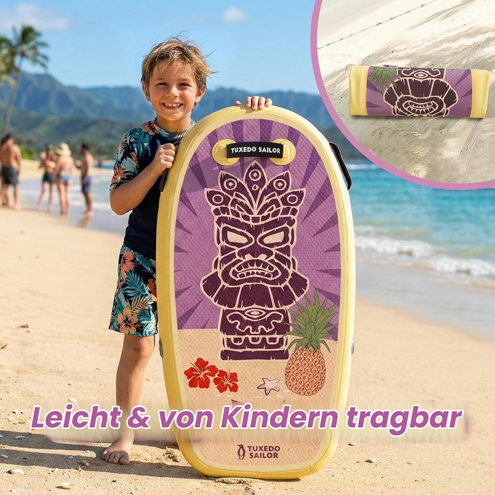 Tuxedo Sailor Aufblasbare Bodyboard Schwimmbrett Schwimmboard, Surfbrett Kinder und Erwachsene zum S