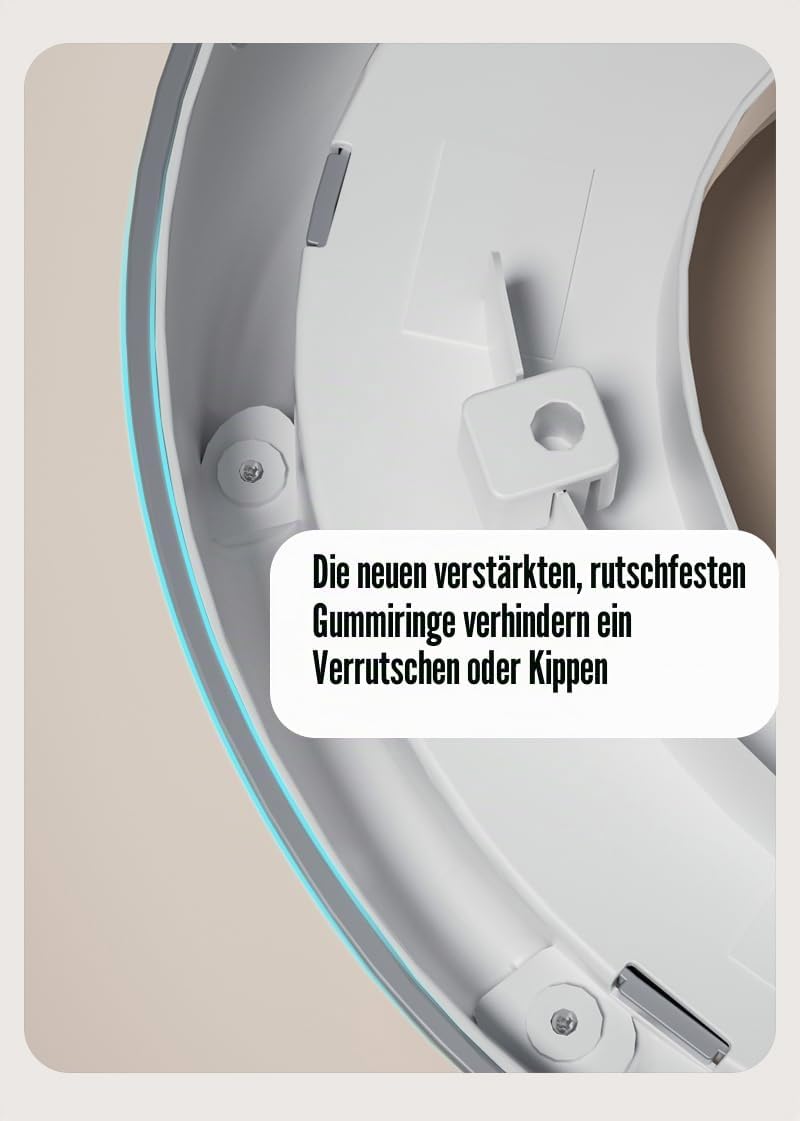 PandaEar Toilettensitz für Babys und Kleinkinder, mit Griffen, für Jungen und Mädchen, mit Griffen,