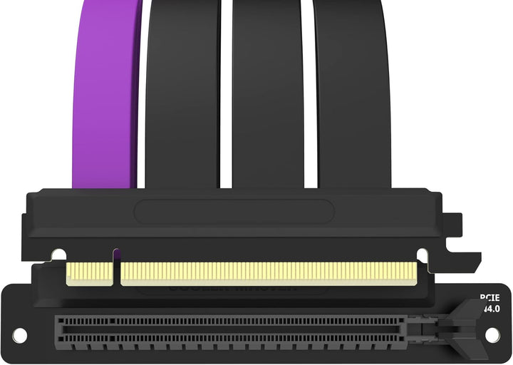Cooler Master Riser-Kabel PCIe 4.0 x16-200mm, schwarz/lila, Anschlüsse - PCIe X 16, Stecker auf PCIe