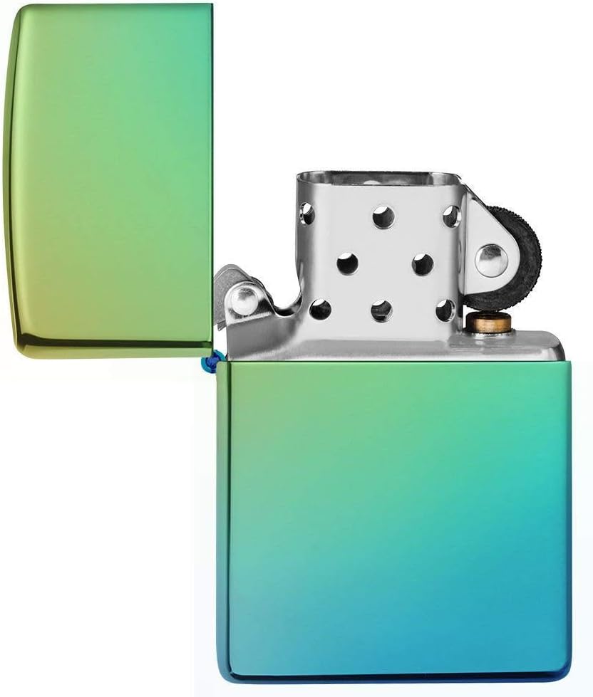 Zippo Farbige Feuerzeuge Blaugrün Kein Logo, Blaugrün Kein Logo