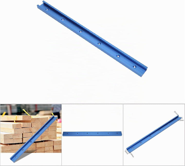 2pcs 1000mm Aluminium T-Gleis SchieneT-Schlitz Gehrungsschiene Jig für Holzbearbeitung oder Router T
