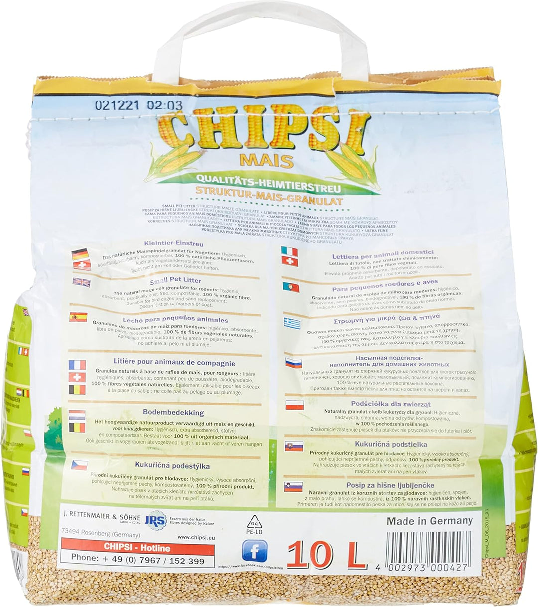 Chipsi Mais 10l, 4,5 kg