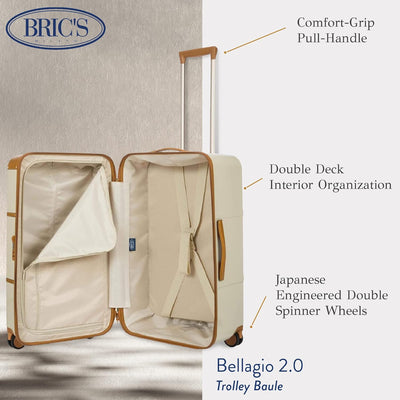 Bric's Reisekoffer Bellagio, Einheitsgrösse.Creme, Creme