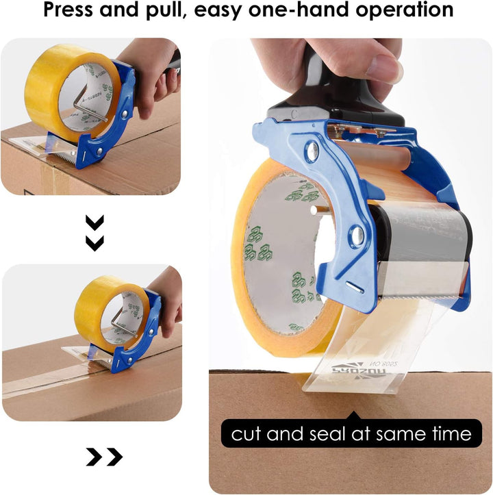 Handheld Klebebandabroller, mit extra Klinge Verpackung Karton Cutter, Paketklebeband Paketbandabrol