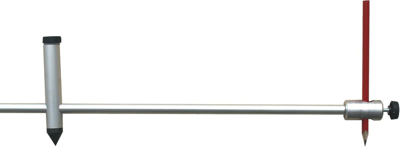 hedue® Stangenzirkel 100 cm - Präzisions Zirkel gross, Anreisszirkel aus eloxiertem Aluminium, Profi