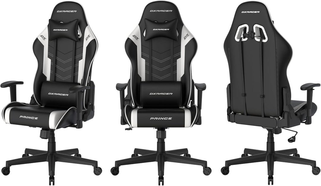 DXRacer Prince L PF132 Gaming-/ Büro-/ Schreibtischstuhl, mit Wippfunktion Gaming Stuhl Höhenverstel