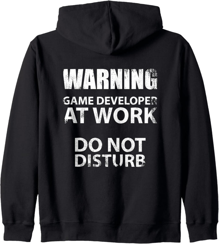 Game Developer und Game Designer Entwickler Programmierer Kapuzenjacke