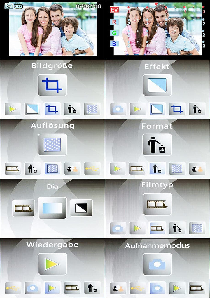 Somikon Diascanner: Stand-Alone-Foto-, Dia- & Negativscanner, 2.850 DPI, 20 MP, Display (Photoscanne