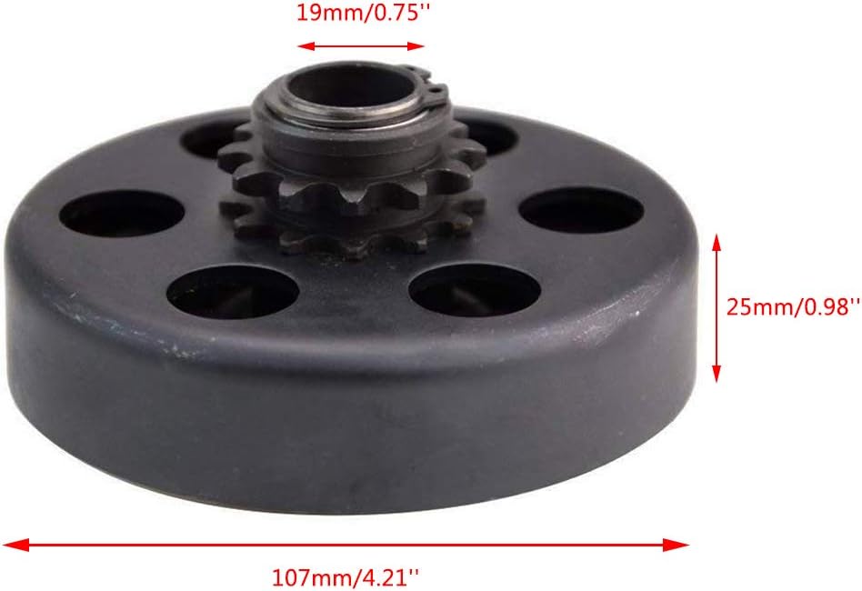 WOOSTAR Fliehkraftkupplung 3/4 Zoll Bohrung #35 Kette 12 Zahn Ersatz für GX120 GX140 GX160 GX200 168