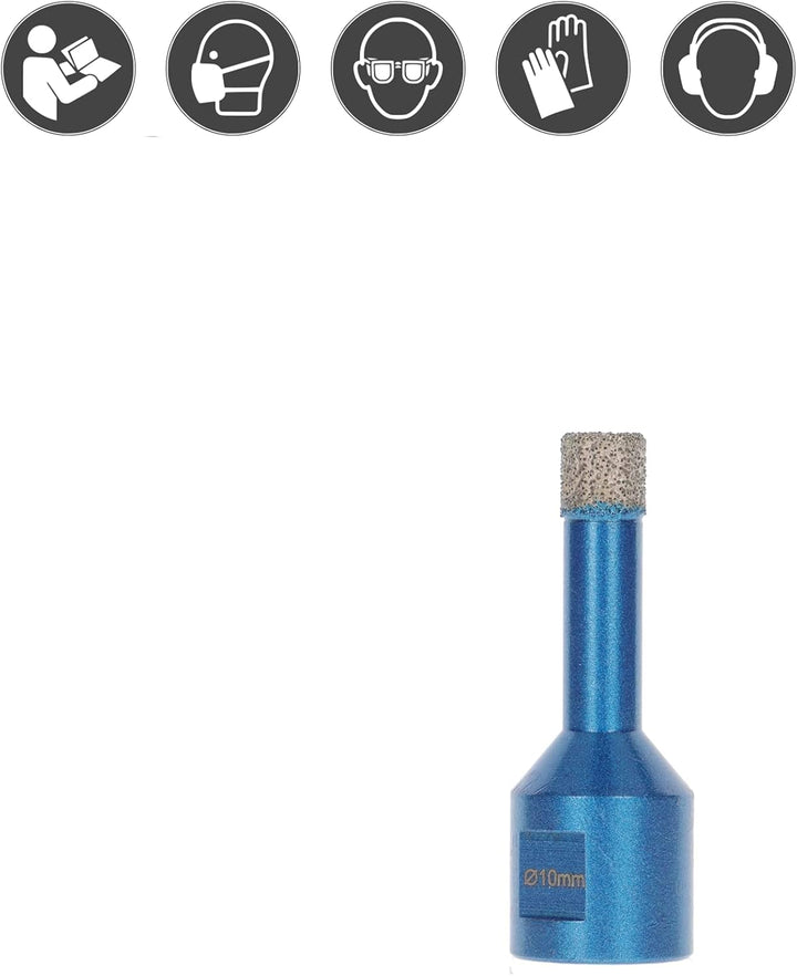 PRODIAMANT® M14 Diamant Fliesenbohrer 10 mm [TROCKENBOHRER] - Diamantbohrer für Fliesen, Keramik & N