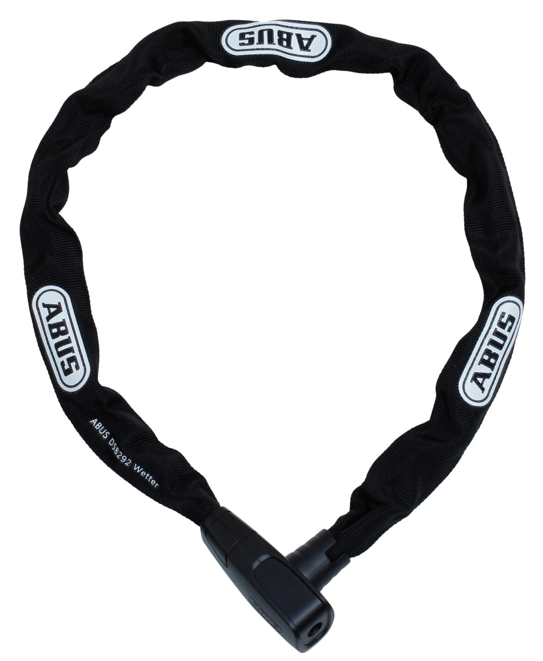 ABUS Unisex – Erwachsene 6800/85 BK 2.0 Kettenschlösser 85 cm Schwarz, 85 cm Schwarz