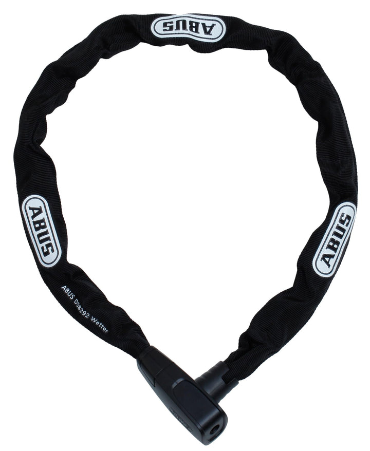 ABUS Unisex – Erwachsene 6800/85 BK 2.0 Kettenschlösser 85 cm Schwarz, 85 cm Schwarz