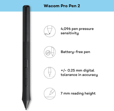 Wacom Intuos Medium Zeichentablett - Tablet zum Zeichnen & zur Fotobearbeitung mit druckempfindliche