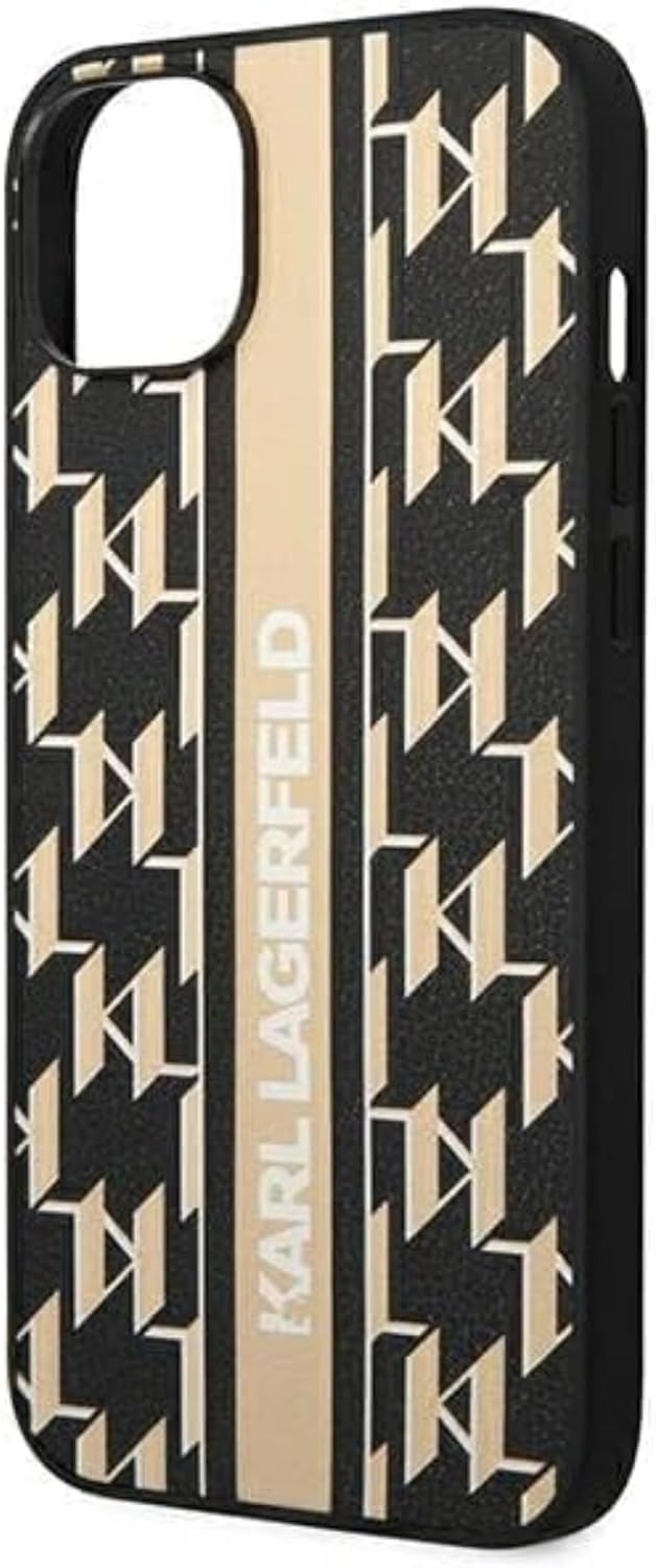 KARL LAGERFELD KLHCP14SPGKLSKW Hülle für iPhone 14 6,1" hardcase braun/Brown Mon