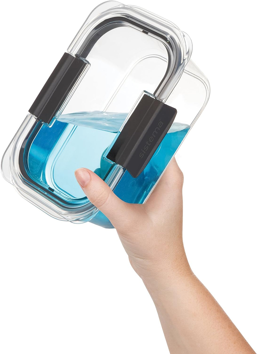 Sistema Frischhaltedose, Kunststoff, Transparent/Grau, 2 l 2 l Einzelbett, 2 l Einzelbett