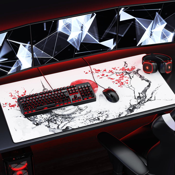 Titanwolf XXXL Übergrösse Mauspad 1200x600mm, Gaming Mousepad Gross,120x60 cm Tischunterlage Large S