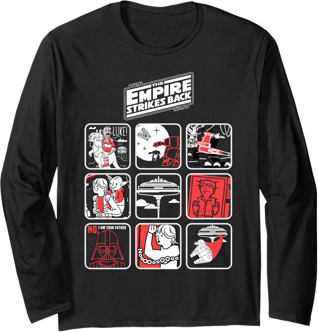 Star Wars Episode 5 Story Box Up Langarmshirt