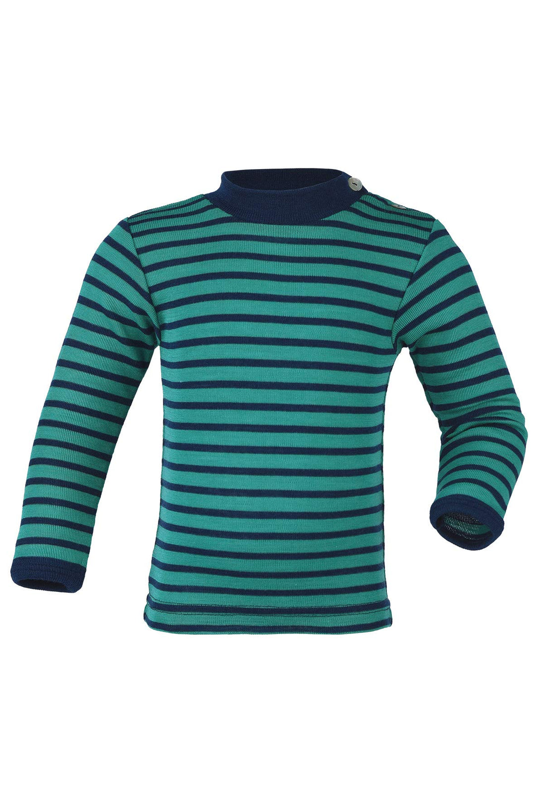 Engel Baby Pulli, Wolle Seide, Natur, Gr. 62/68-110/116, 2 Farben 86-92 Eisvogel/Marine, 86-92 Eisvo