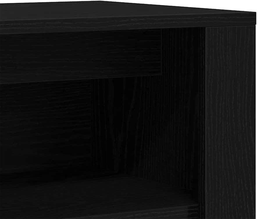vidaXL Schuhbank Schwarze Eiche 100 x 35 x 45 cm Holzwerkstoff, Schwarze Eiche