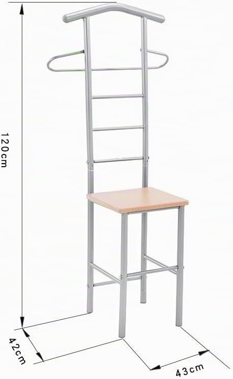 CARO-Möbel Herrendiener Stummer Diener Kleiderständer JIVO, in buchefarben anthrazit,121 cm, Gardero