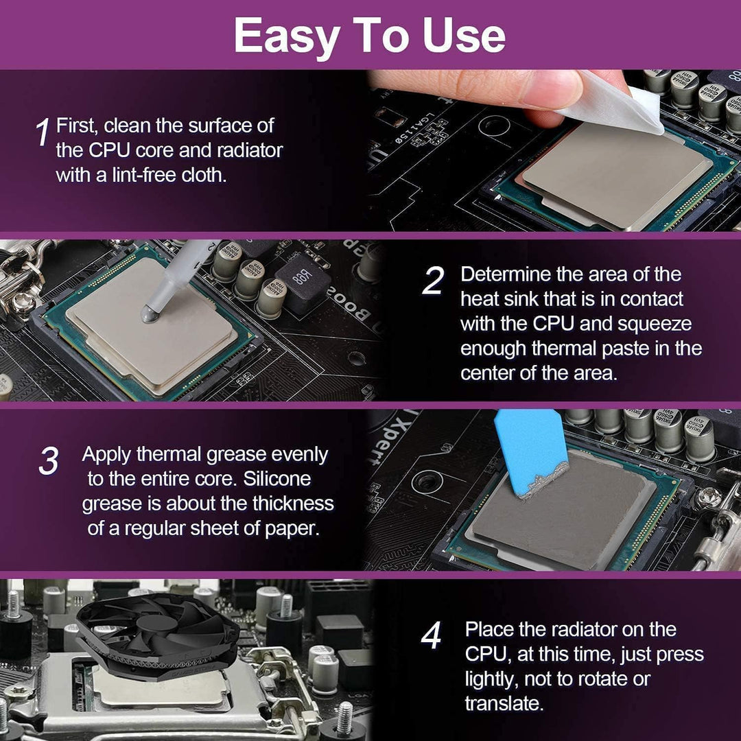 HY-700(50Gramm)> 3.14 W/m.K,CPU Wärmeleitpaste PC kühlpaste Leitpaste Thermal Paste für CPU GPU PS4