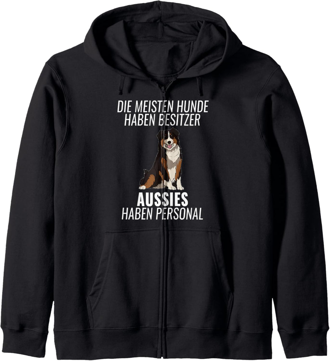 Australian Shepherd Personal Hundehalter Fun Aussie Hund Kapuzenjacke
