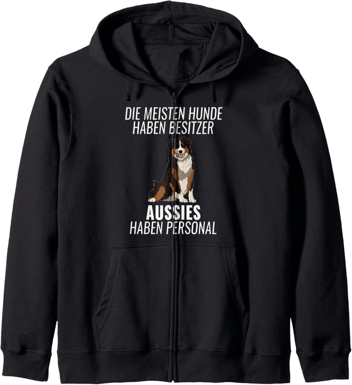 Australian Shepherd Personal Hundehalter Fun Aussie Hund Kapuzenjacke