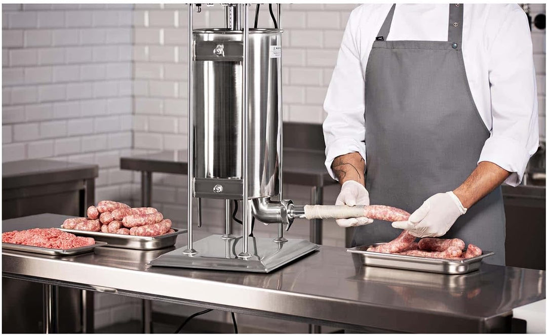 Royal Catering RCWF-15LE-H Wurstfüller Edelstahl elektrisch 260 W Wurstfüllmaschine 15l elektrische