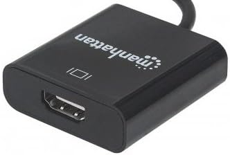 Manhattan 152020 USB 3.1 Typ-C-Stecker auf DisplayPort-Konverter Buchse schwarz USB auf DisplayPort