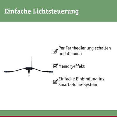 Paulmann 180.10 Outdoor Plug & Shine Controller IP68 Aussenleuchten Zubehör 433 Mhz-controller Exten