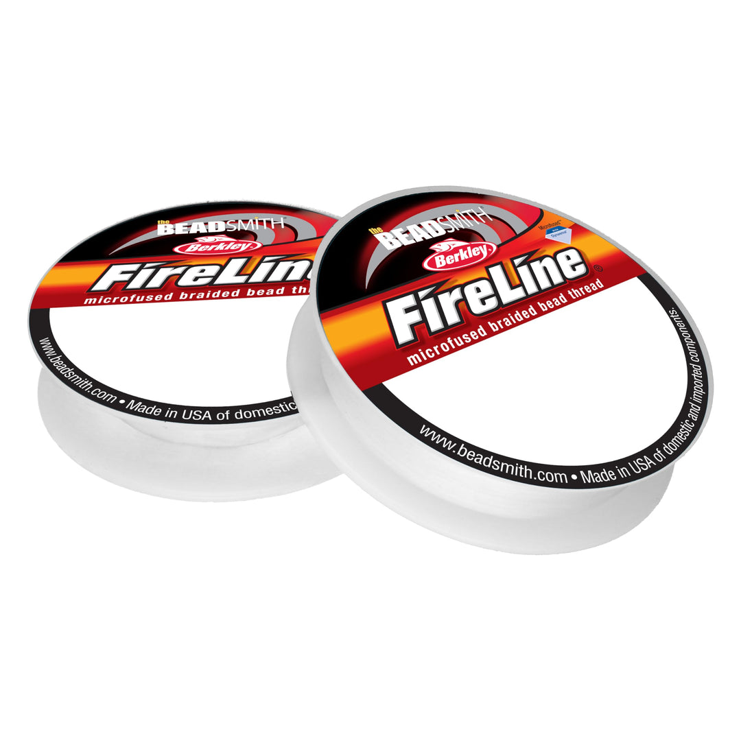 Fireline by Berkley – Micro-Fused Braided Thread – 2-Pack, Crystal Color, 4lb. and 6lb. Test, 15 Yar