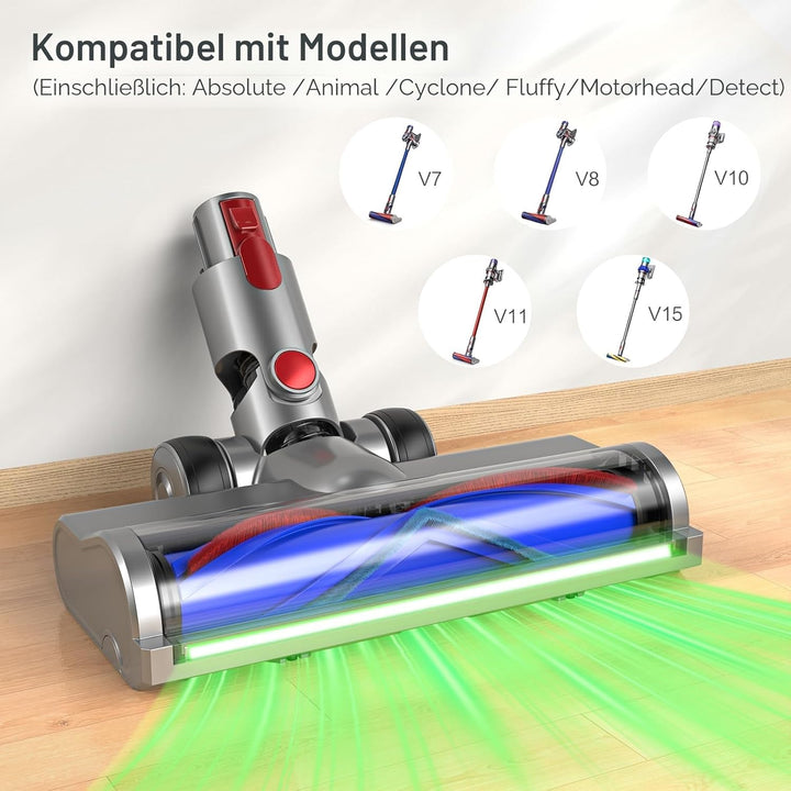 EVARY Bürste Ersatzteile kompatibel für Dyson V7 V8 V10 V11 V15 Staubsaugern Bodenbürste, Austauschb