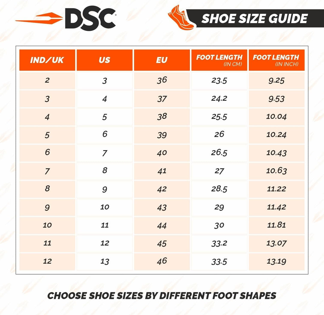 DSC Jaffa 22 Cricketschuhe für Jungen und Herren, leicht und geprägtes Design 42 EU White Orange, 42